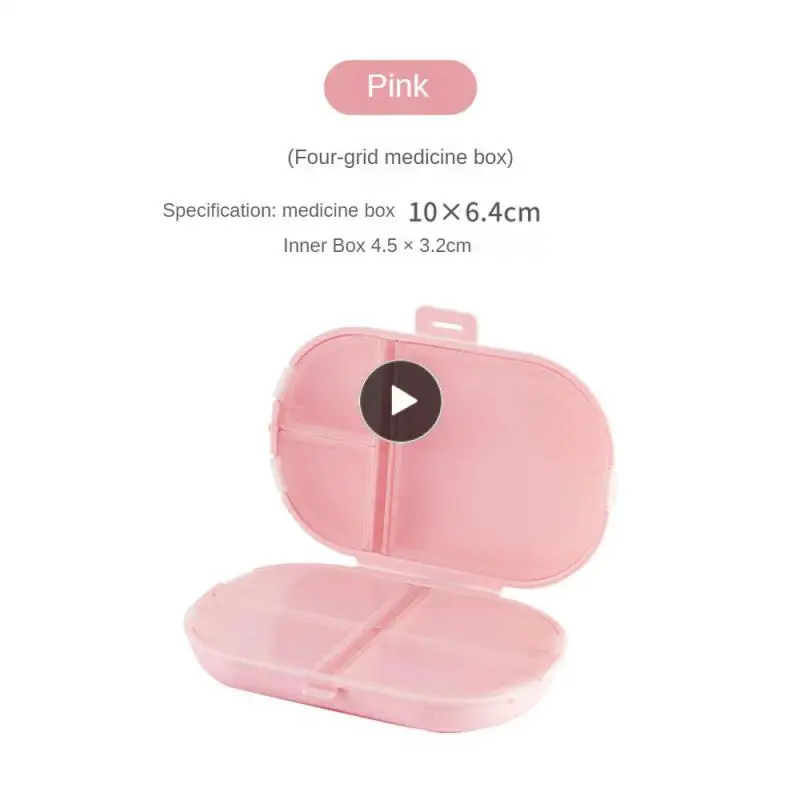 

Odorless Seal Household Hygiene Tablets Portable Simple Storage Box Home Furnishing Durable Practical One Week Sub-box Store