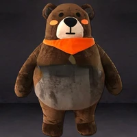 inflatable cartoon brown bear mascot costume cartoon doll costume cosplay fursuit