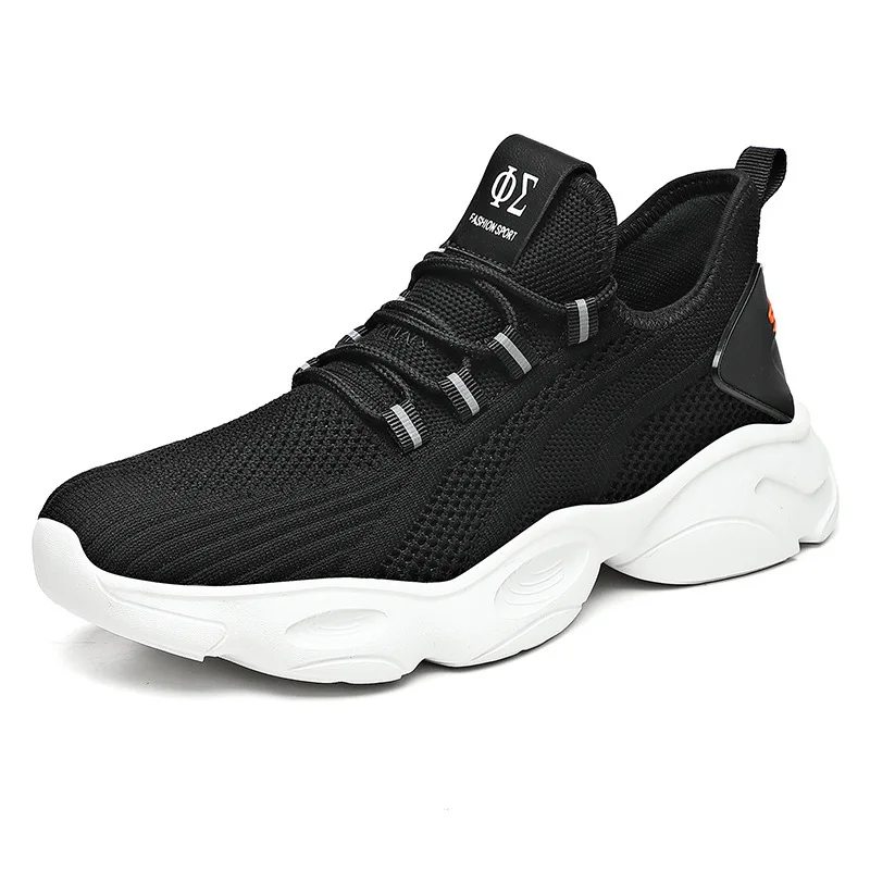 

2022Spring And Summer Men's Shoes New Lightweight Outdoor Running Shoes Casual Sports Shoes Mesh Thick Bottom Large Size Men's