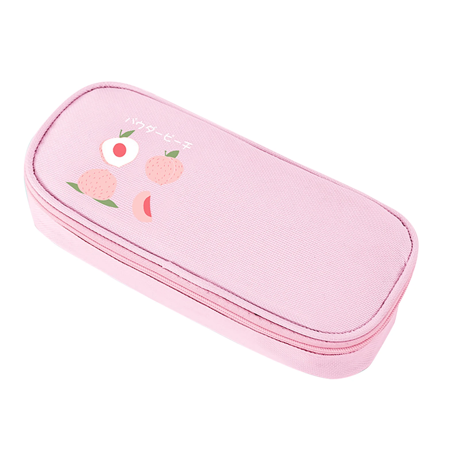 

Lightweight Pen Case Wear Resistant For Girls Oxford Cloth Large Capacity Practical Portable Waterproof Pencil Bag Gift Storage