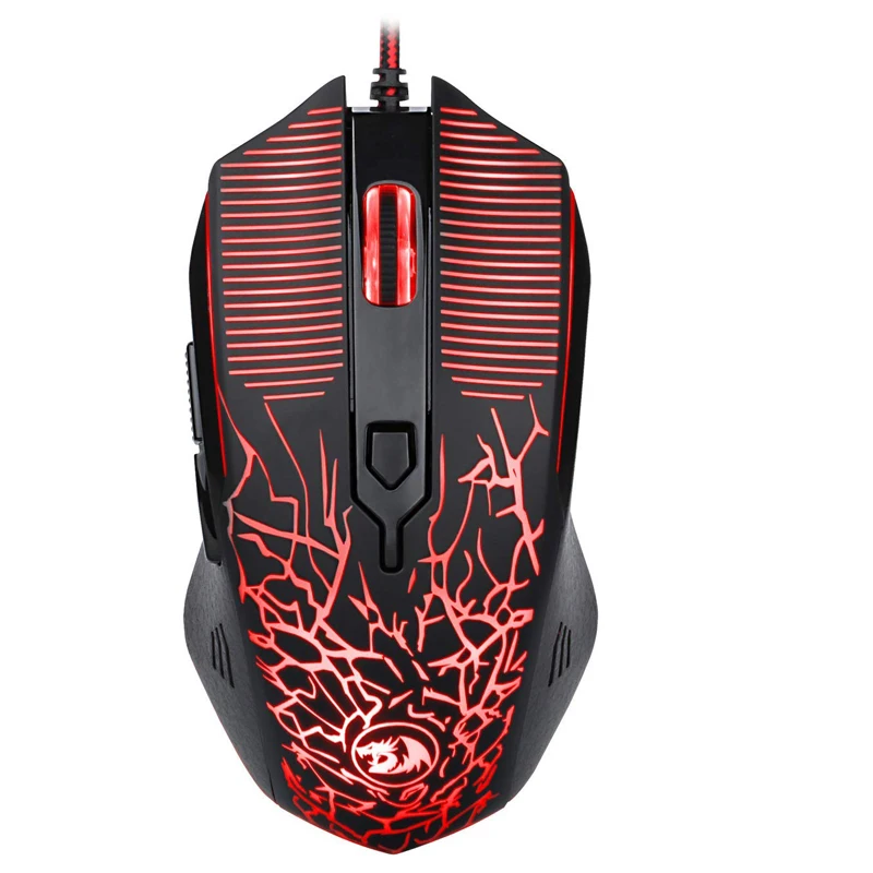 

REDRAGON M608 Mini Gaming Mouse Wired USB RGB LED Backlight Mouse Gamer Optical Button Mice for PC Games Computer Laptop Desktop