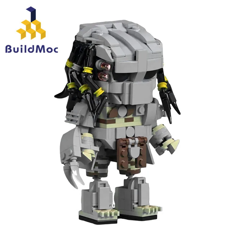 

Buildmoc Alien Predator square head figure blocks compatible with building blocks model toys