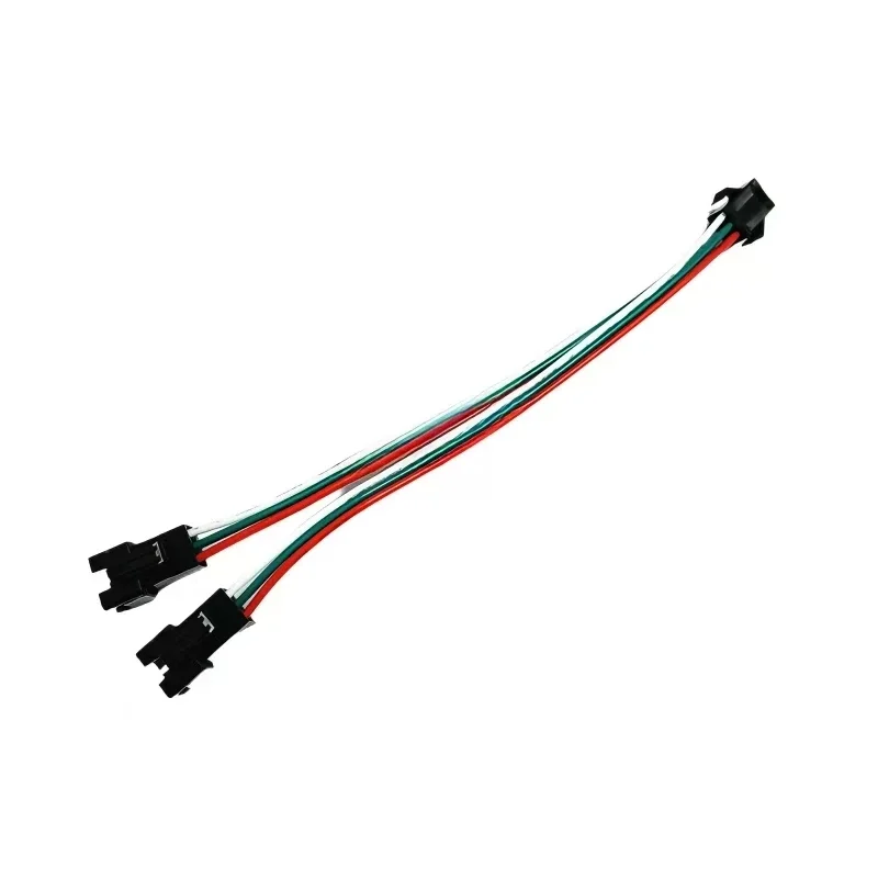 1-50 шт. 2/3/4-контактный разъем SM 2-6P, разветвитель 1–2 светодиодный разъем JST, разъем «папа-мама», провод, кабель для светодиодной ленты WS2812