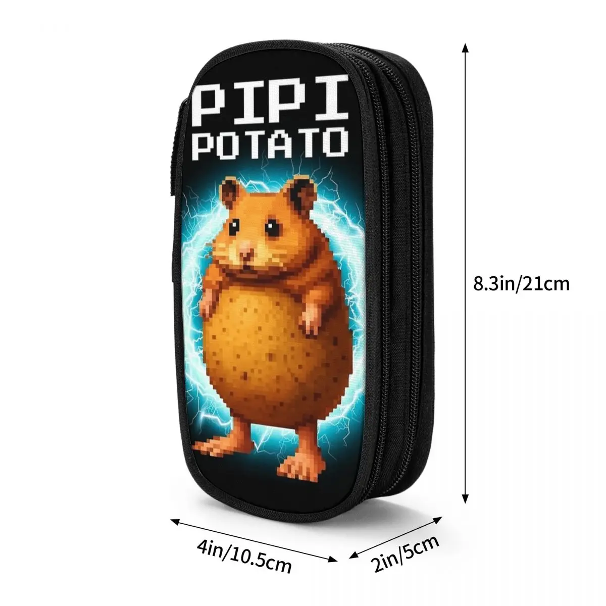 Фото Pipi Potato Italian Brainrot Meme пенал для студентов Kawaii пенал с принтом школьные пеналы поставки подарок на день рождения №2