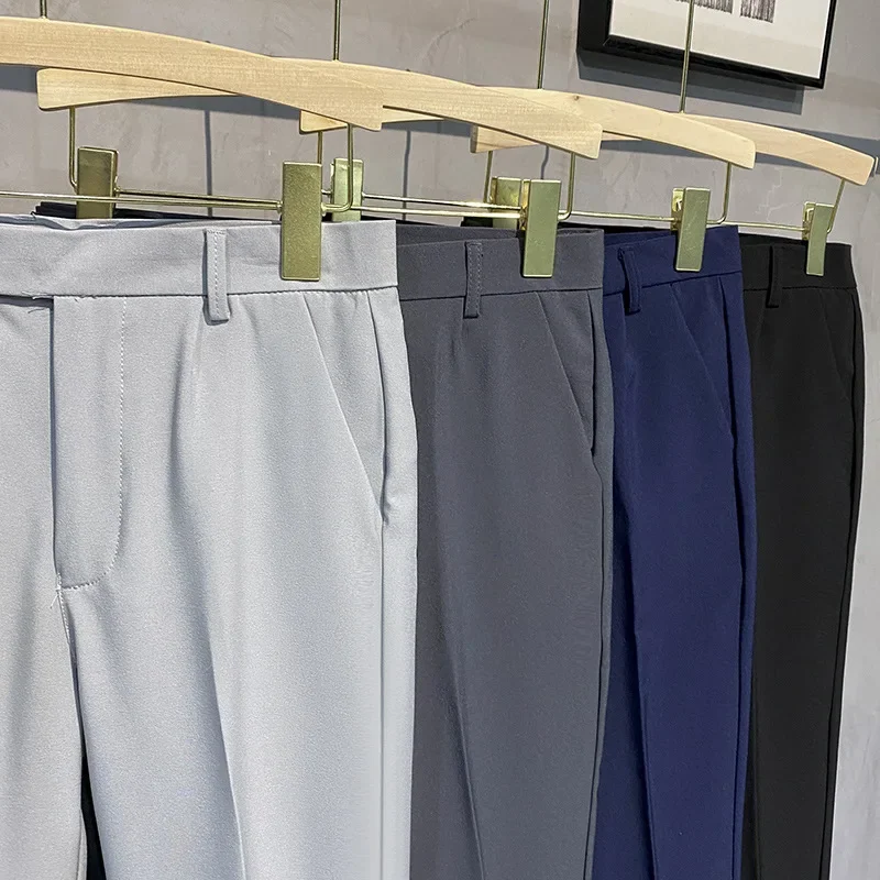Модные универсальные мужские брюки молодежные элегантные повседневные