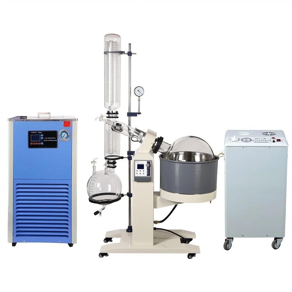 

ZOIBKD Laboratory Equipment R-1050 Rotary Evaporator 50L Capacity Equipped with Vacuum Pump And Cryopump