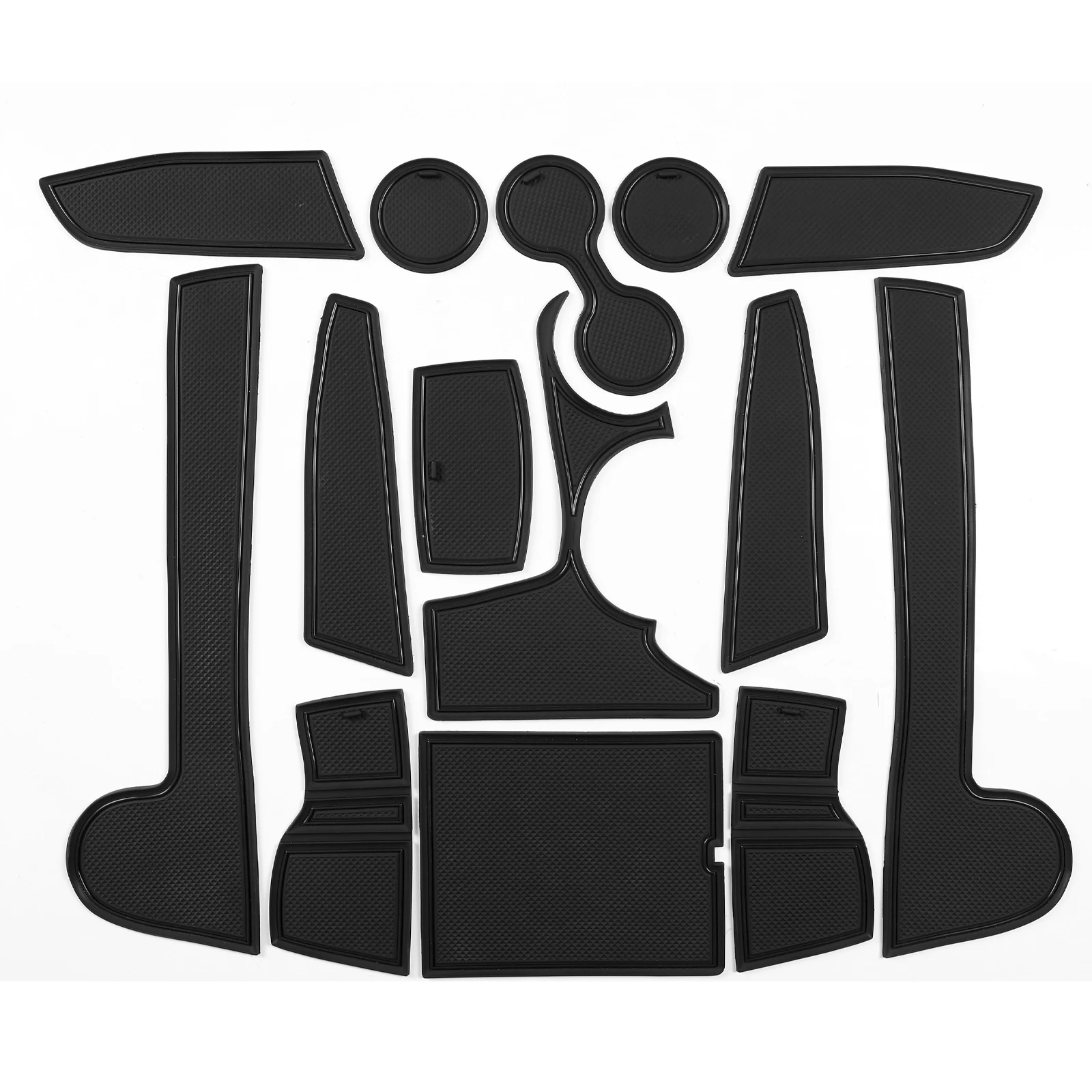 

Для Kia Sportage NQ5 2021 2022 2023, противоскользящий коврик для чашки с прорезями для ворот (только европейская версия), аксессуары для нескользящей накладки