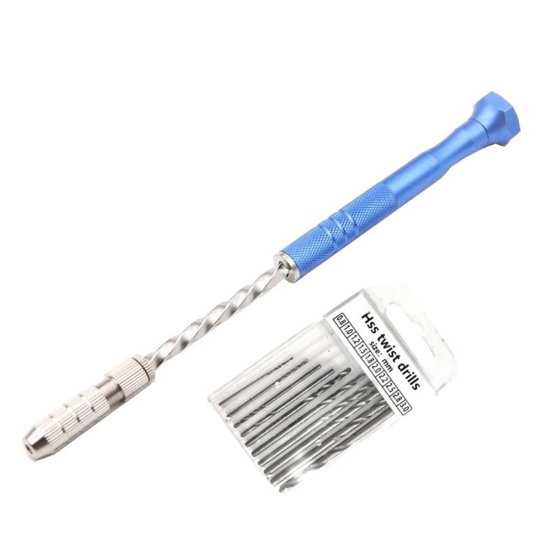 

1 Set Wood DIY Resin Keychain Jewelry Making Pin Hand Twist Drill