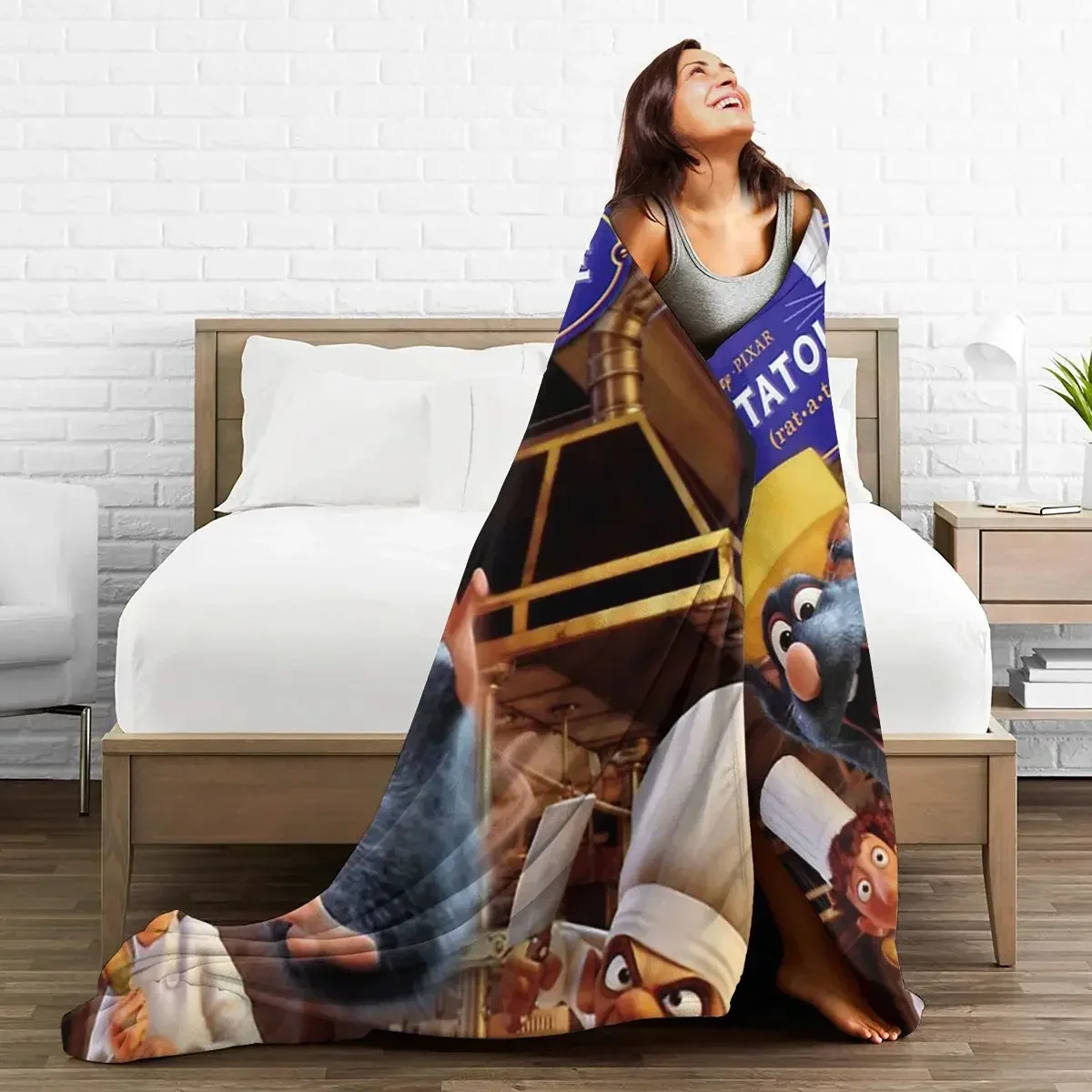 Одеяло Threrat 2007 для американской комедии из фильма крыса A Too Ee мягкое теплое
