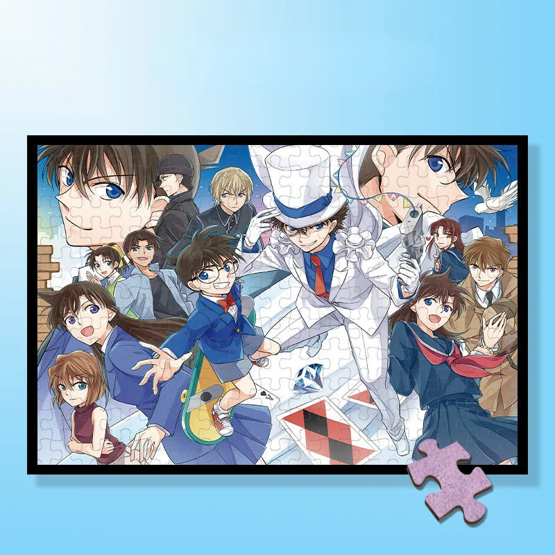 

Пазлы Detective Conan из аниме Джимми Кудо, пазл 300, Детская развивающая игрушка, строительные игрушки для взрослых, детские игрушки, подарки