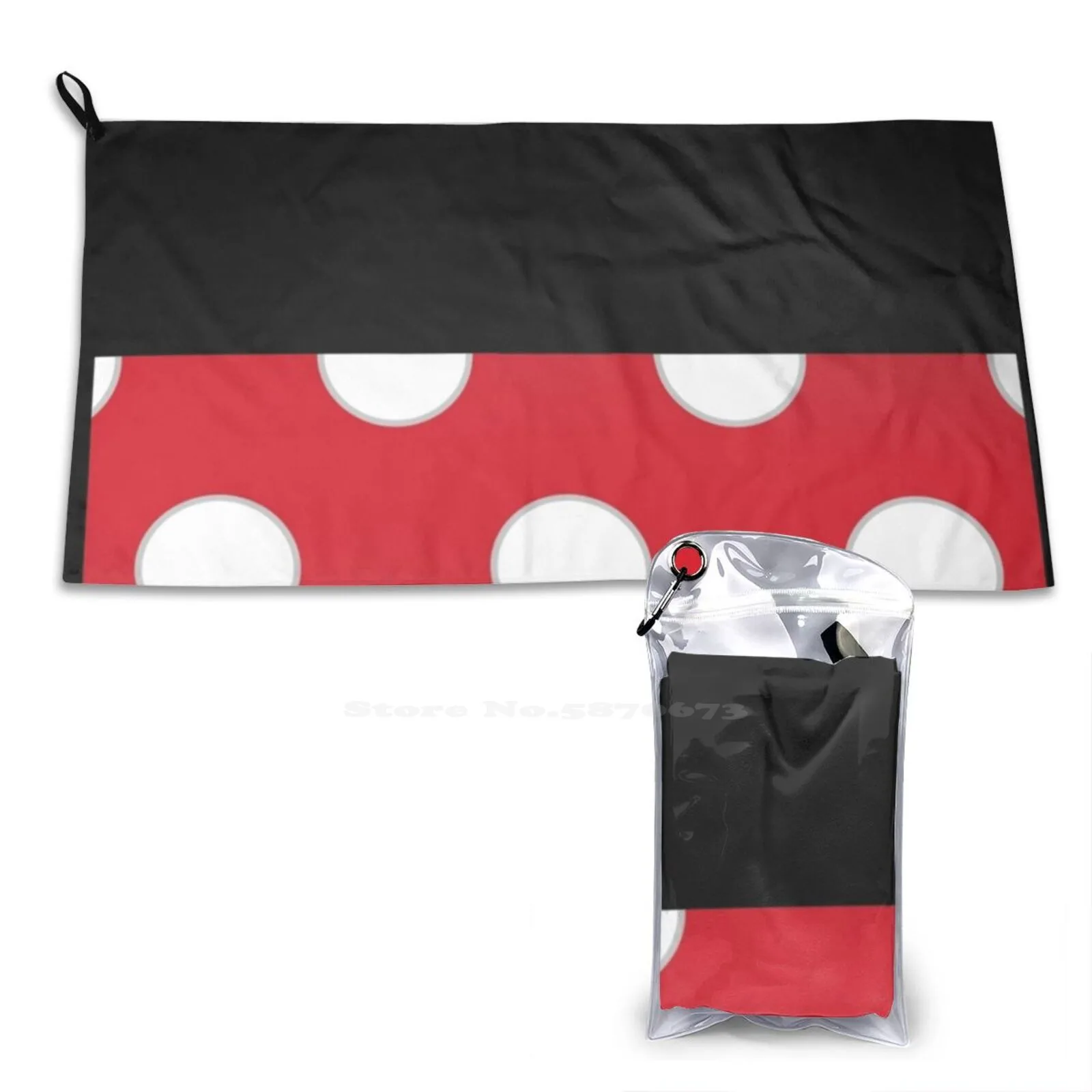 S Home Outdoor Minnie Mouse Red White Grey