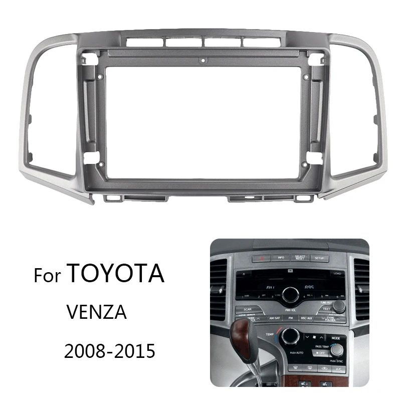 

Android Car Radio Frame Kit For TOYOTA VENZA 2008-2015 Auto Stereo Center Console Holder Fascia Trim Bezel Faceplate