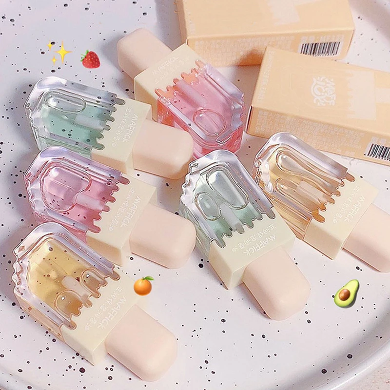 

Кристаллическое желе, масло для губ, удаляет омертвевшую кожу, осветляет линии губ, стойкий увлажняющий бальзам для губ, плотный фруктовый, ...