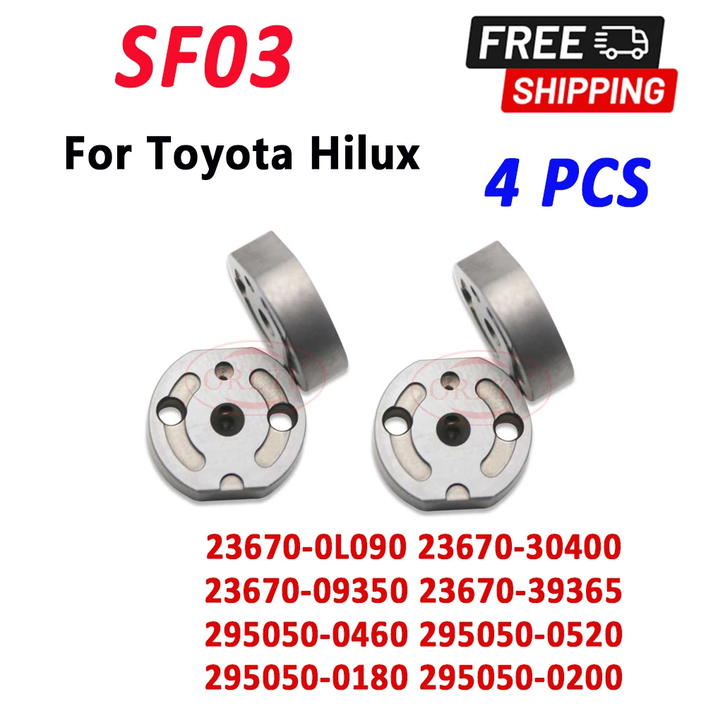 ORLTL 4 шт. 23670-0L090 23670-30400 дизельный инжектор КЛАПАН пластина SF03 топливо 23670-09350 23670-39365