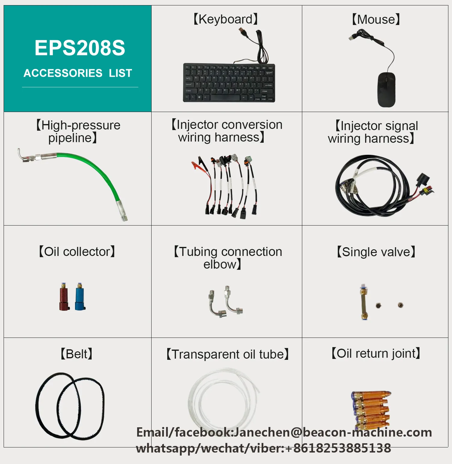 EPS208S измерительный стакан расходомер Тестирование дизельного инжектора