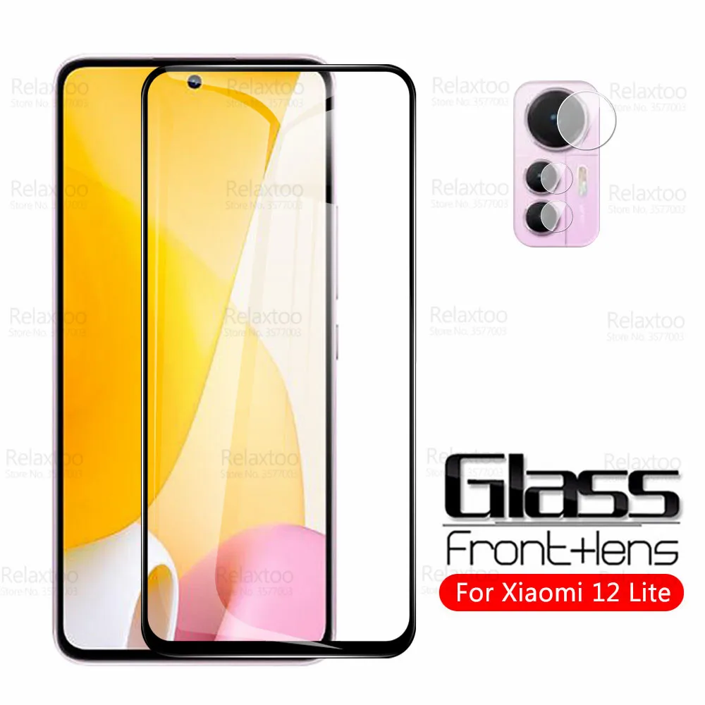 

Camera Tempered Glass For Xiaomi Mi 12S Lite 5G Glass Screen Protector Xiomi Mi12S Light 12SLite Mi12SLite 6.55" Protective Film