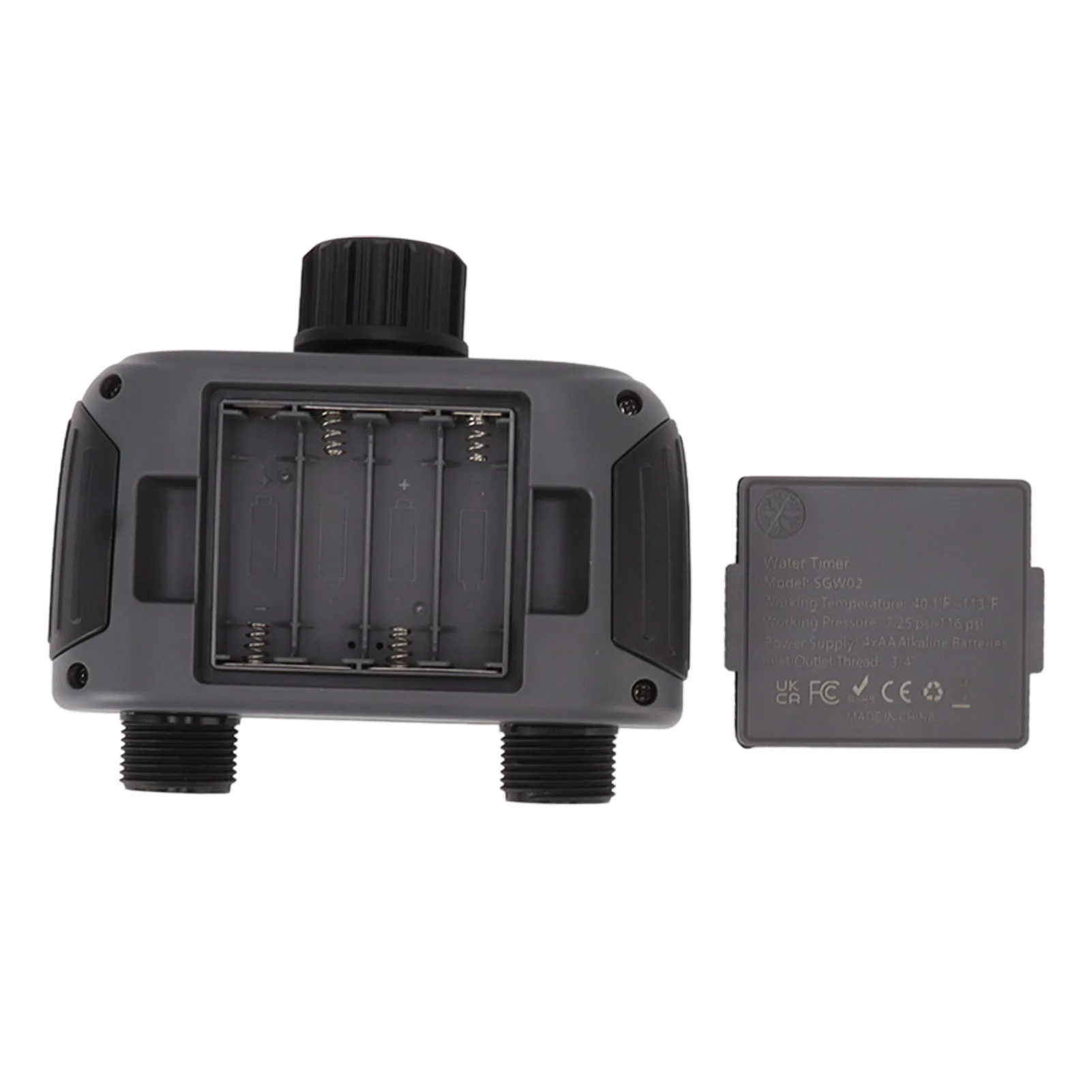 Спринклерный таймер Bluetooth с 2-зонной регулировкой резьбы G3/4 Smart Dual Water Timer для