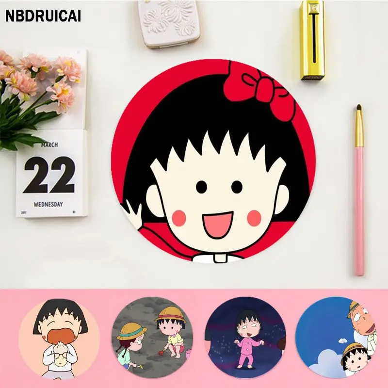 

Cartoon Chibi Maruko Chan Mousepad Rubber Small Gaming Mouse Pad Gamer Desk Mats Office Desk Set Accessories Desktop Mat