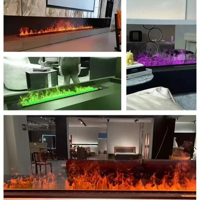 80 см 31 5-дюймовый умный домашний парной камин для гостиной светодиодный имитация