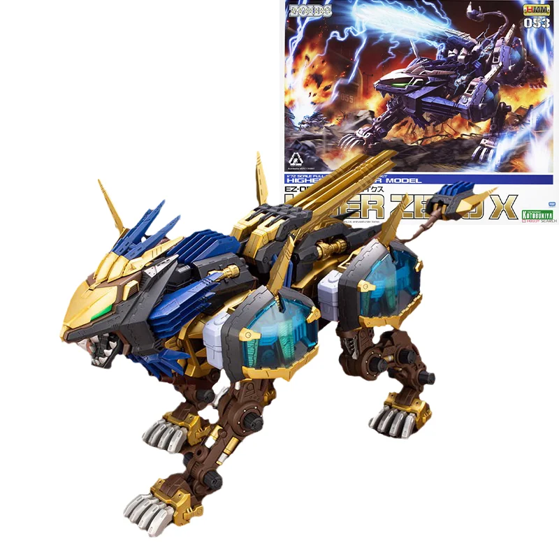 

Original ZD107 HMM ZOIDS EZ-054 LIGER ZERO X Anime Action Figure Assembly Model Toys Collectible Model Ornaments Gifts for Kids