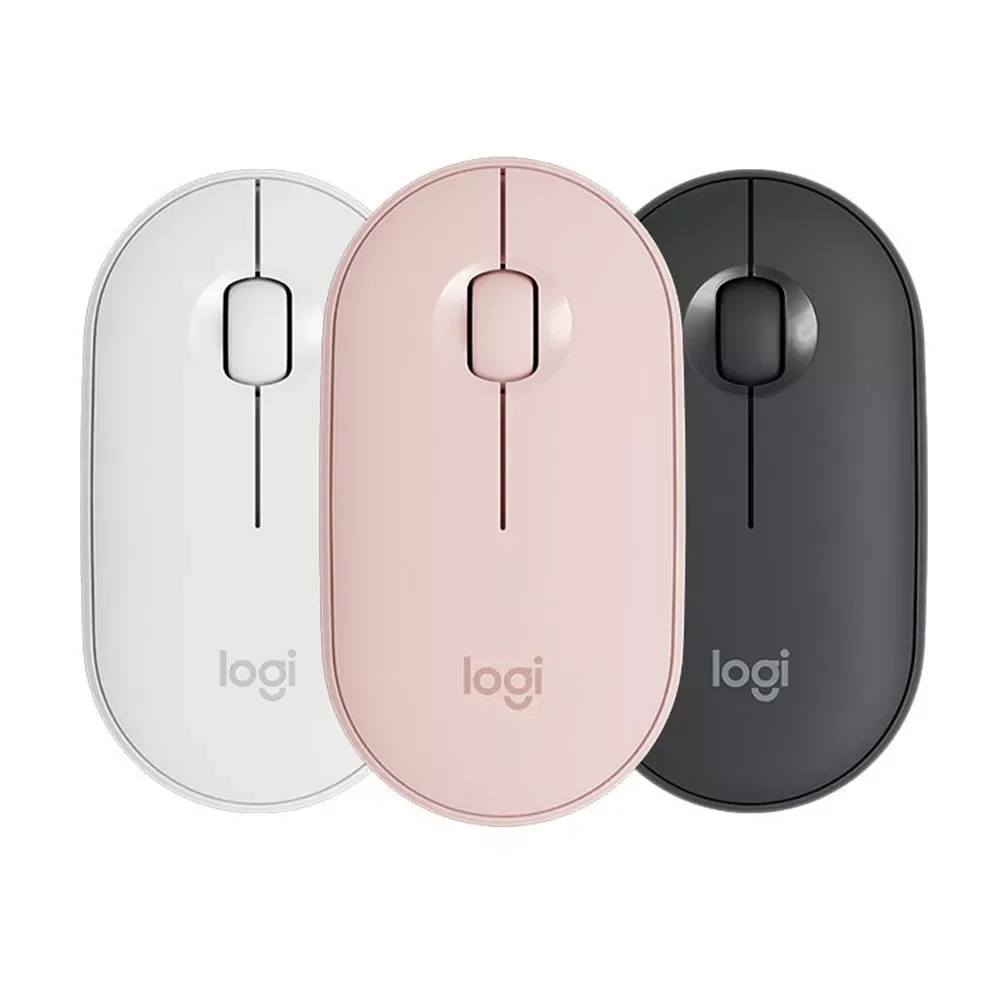 

Pebble M350 Wireless Computer Mice 1000 DPI Optical Computer Mouse 3 Buttons Bluetooth- for iPad Laptop