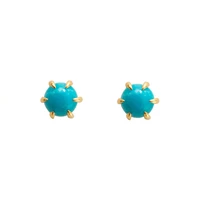 woman earring green stone ear stud design gold color fashion jewelry for girls women lady students daily wear clothes decoration