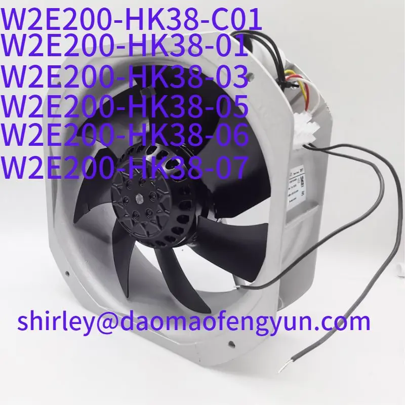 

Brand New W2E200-HK38-01 W2E200-HK38-03 W2E200-HK38-05 W2E200-HK38-06 W2E200-HK38-07 Axial flow fan W2E200-HK38-C01