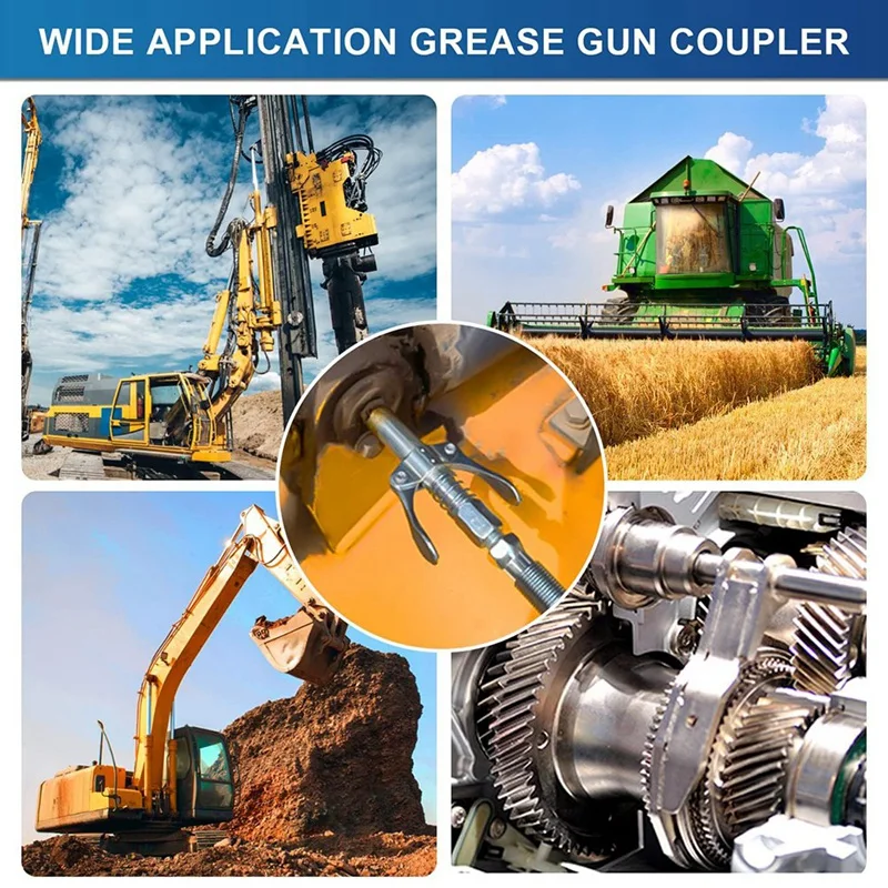 Насадка для смазки с двойной ручкой быстрая блокировка нагрузки 10000 фунтов на