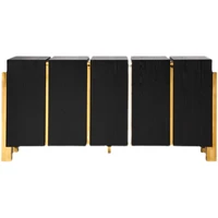 italian metal solid wood dining side storage cabinet light luxury modern art design high end wall storage cabinet