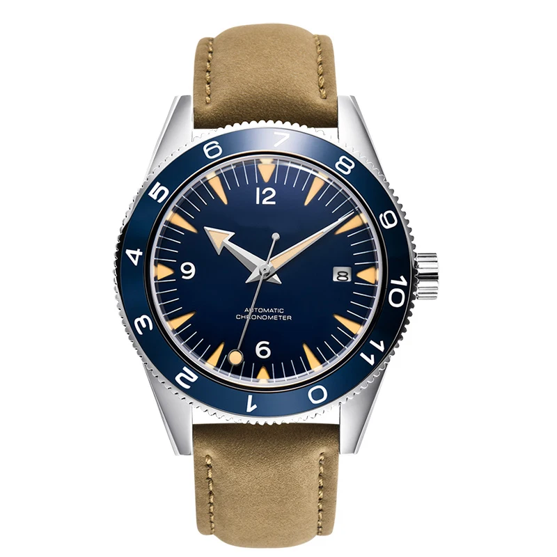41mm Automatic Mechanical Watch Men Luxury Military 007 Clock Nylon Strap Luminous Waterproof Calendar 3