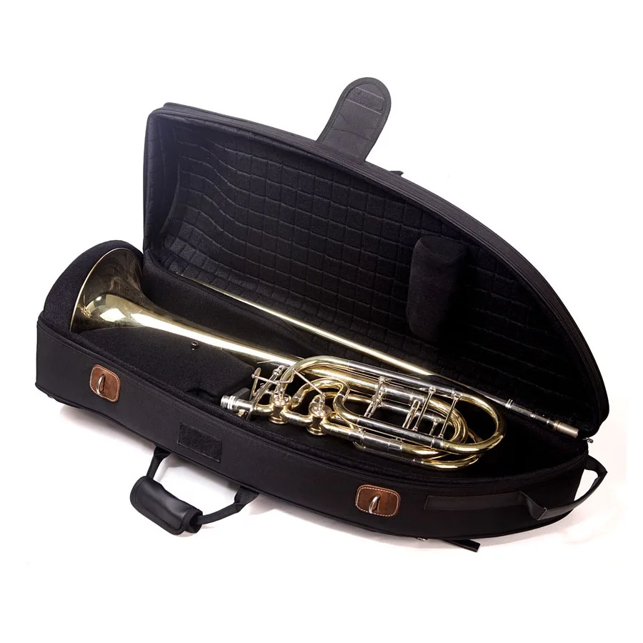 

Сумка для бас-тромбона Сумка для духового инструмента Сумка для аксессуаров Крышка для коробки1680D Импортный нейлоновый водонепроницаемый чехол для тромбона Двойной плечевой ремень Сумка Портативная сумка Сумка для