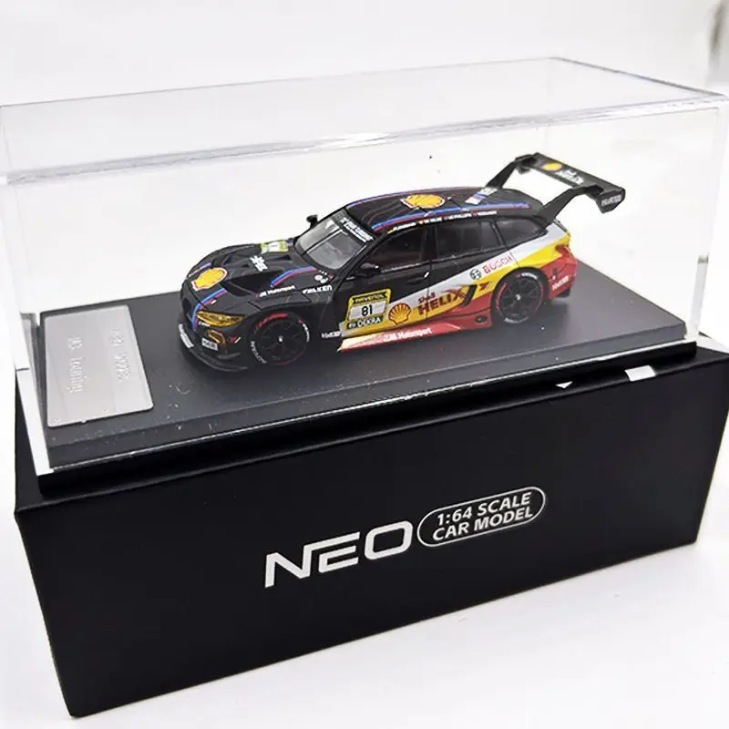 Фото Модель автомобиля NEO M3T Shell 1 Racing Paint, масштаб 1/64, литая, из сплава, M3 Touring GT3 Trolley Gt Motorsport, 1:64, коллекционная игрушка, подарок для детей №2