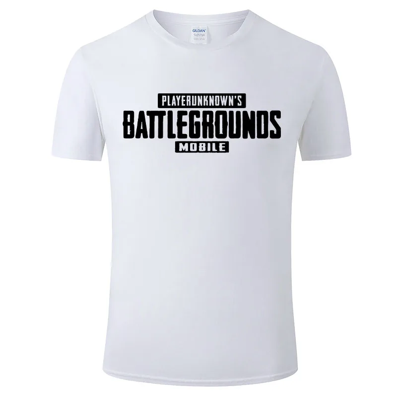Новая игра Pubg летняя модная хлопковая футболка с короткими рукавами и принтом