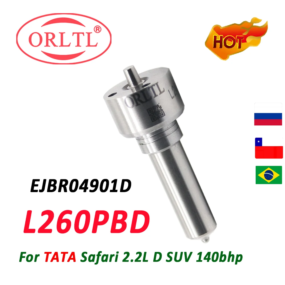 ORLTL EJBR04901D НОВАЯ форсунка дизельного инжектора L260PBD для Delphi TELCO Safari 2.2L D SUV (140 л.с.) L260