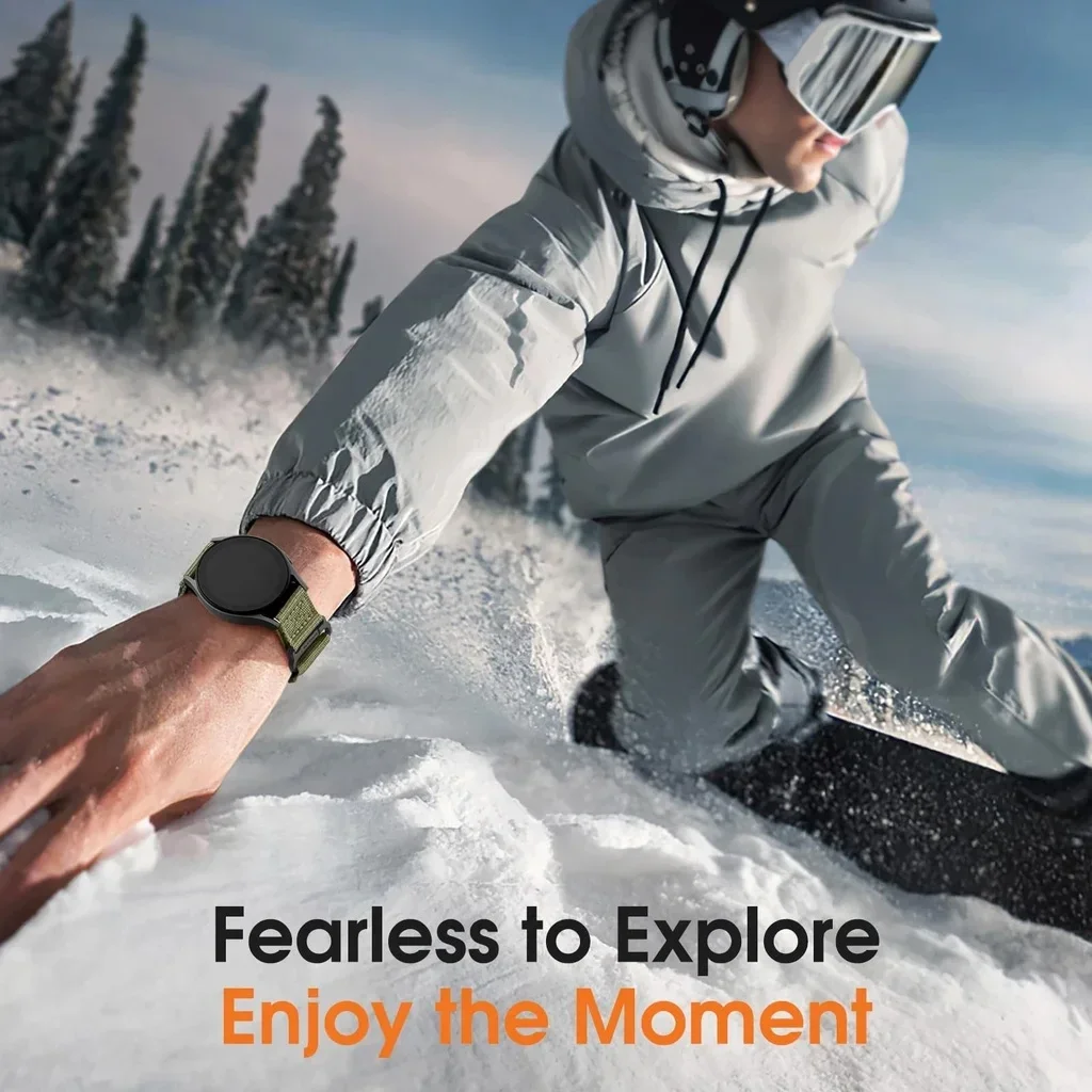 Фото Ремешок 20 22 мм для Huawei Watch GT 4 5 GT4 46 мм GT3 GT2 GT 3Pro 46 мм Нейлоновый ремешок для Samsung Galaxy Watch 7 6 4 5 Pro Ремешок для часов №3