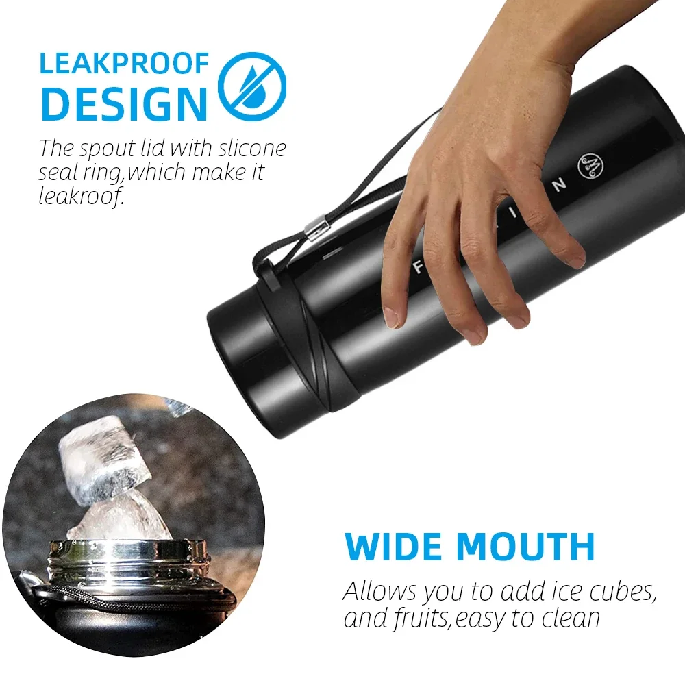 Термос из нержавеющей стали изотермическая колба-термос с двойными стенками