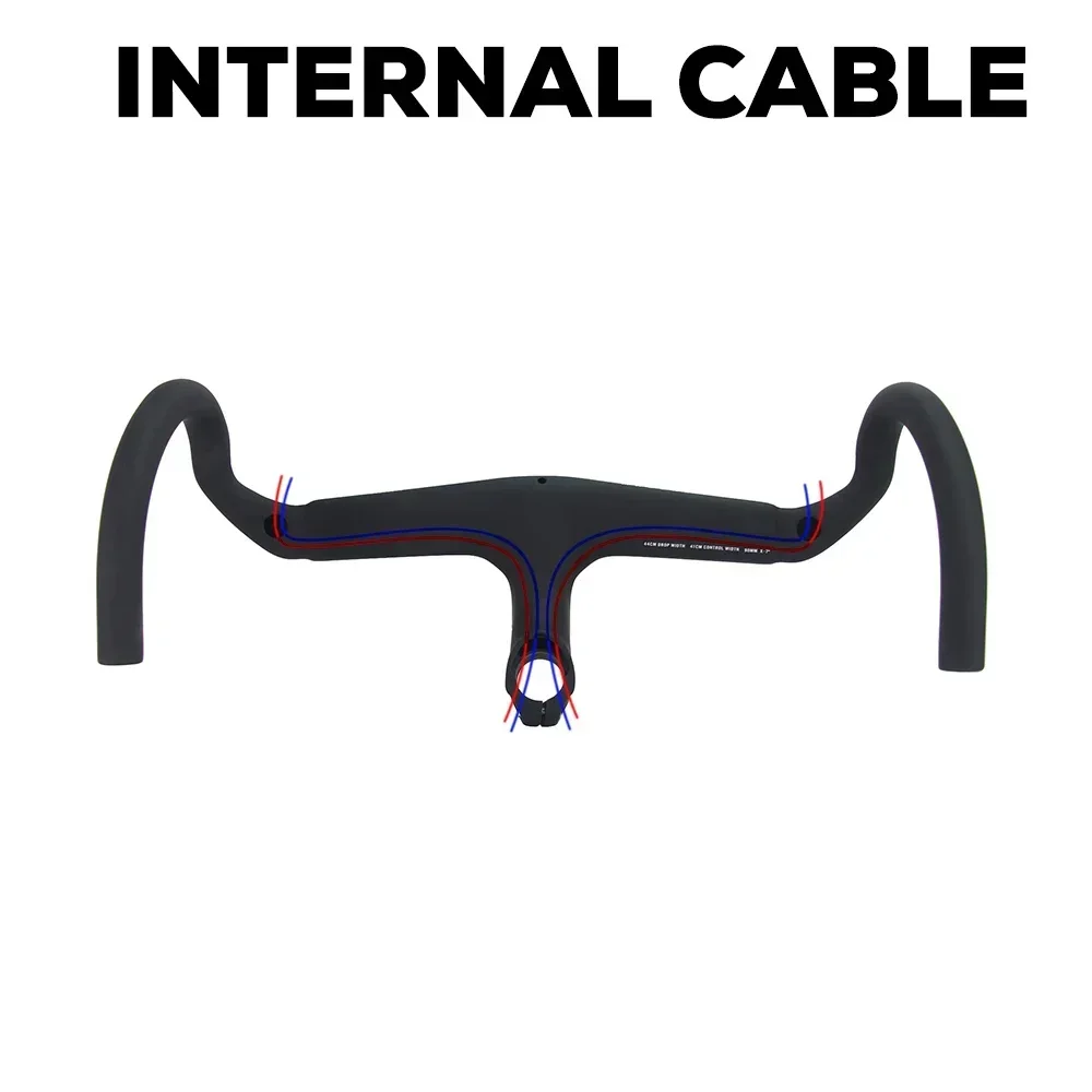 T1000 матовый черный внутренний кабель из углеродного волокна руль шоссейного