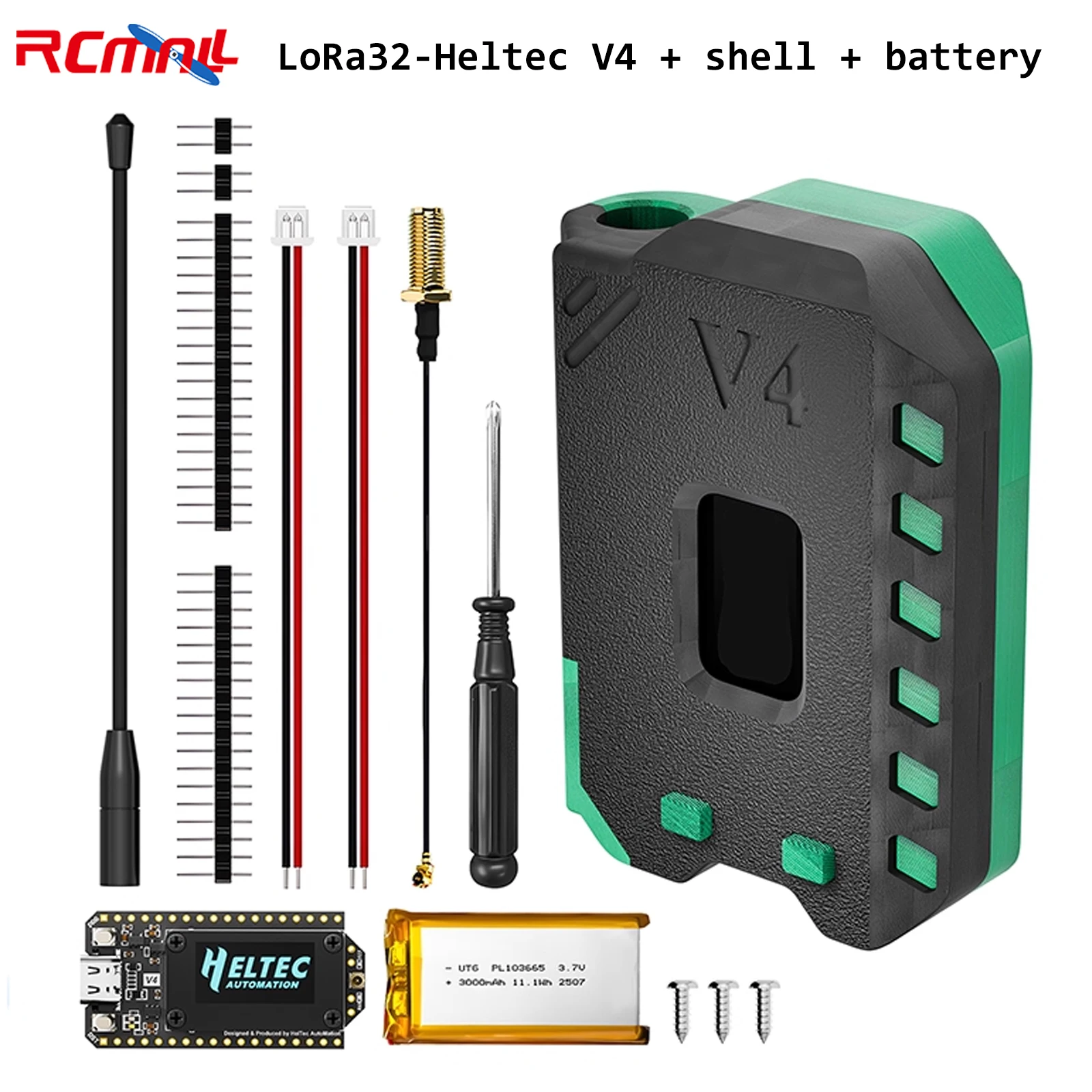 

RCmall Heltec LoRa32 V4 ESP32 WIFI+BLE Dev-Board