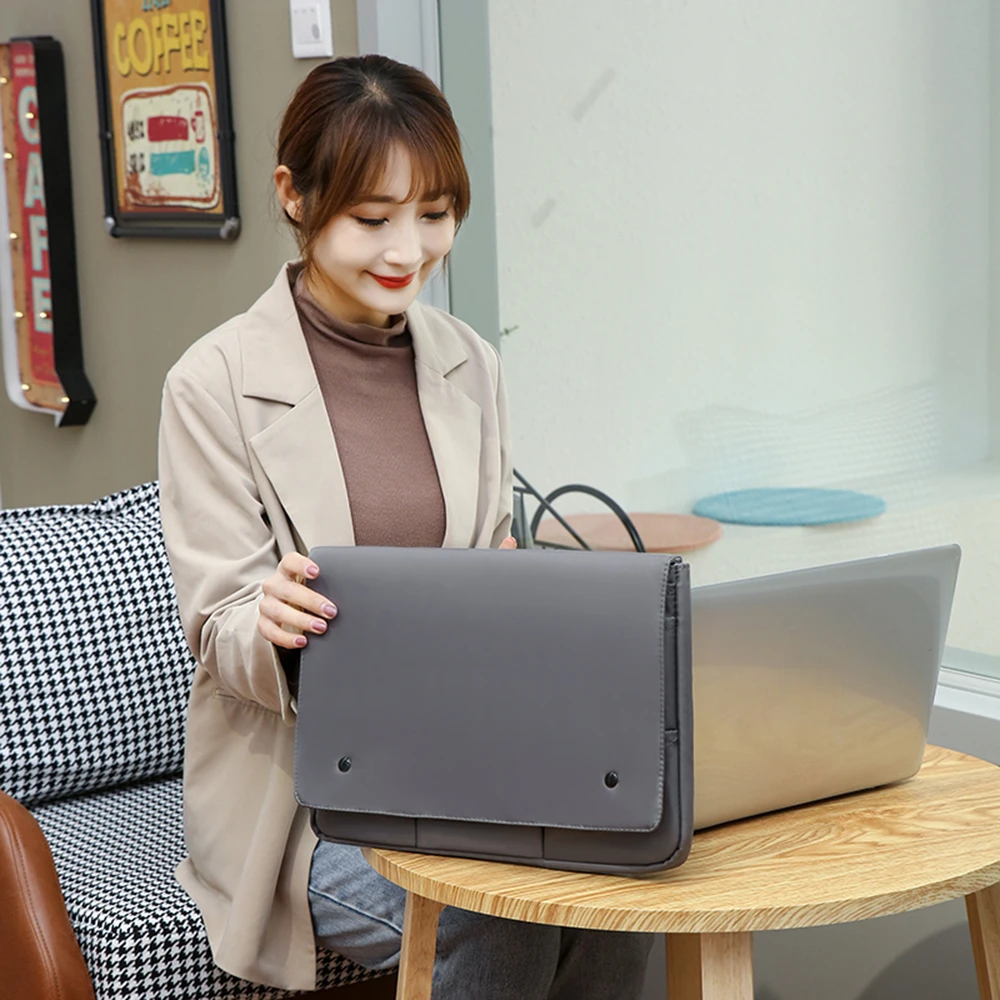 Фото Сумка для Macbook Air Pro 13 15 16, чехол для планшета, чехол для ноутбука 13,3 14 15 дюймов, портативные аксессуары для компьютеров №2