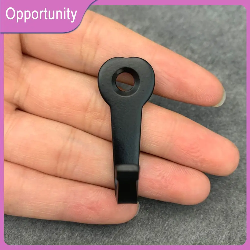 

Reusable Hats Hooks Simple Durable Vintage Clothes Hook Four Styles Aesthetically Pleasing Cabinets Hooks High Quality Black 1pc