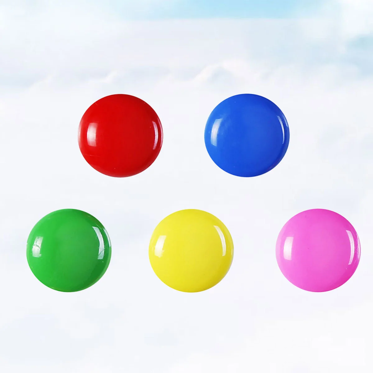 

20Pcs Colorful Round Fridge Magnet Magnetic Button Whiteboard Magnet Refrigerator Sticker for Calendars Whiteboards Maps Office