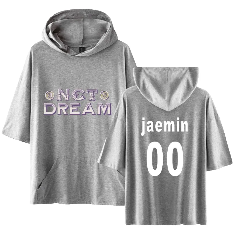

Футболка NCT Dream, толстовка с капюшоном, футболки с карманами, в стиле K-POP, хип-хоп, спортивная одежда, топы, футболки