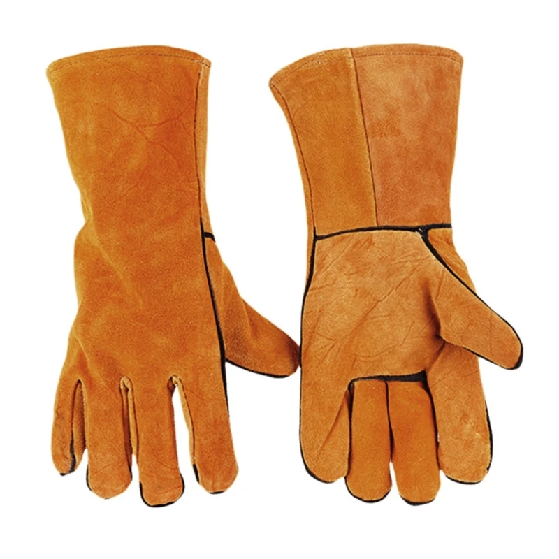 

Welding Gloves Natural Cowhide Leather Wear Resistance Cowhide Leather Gloves
