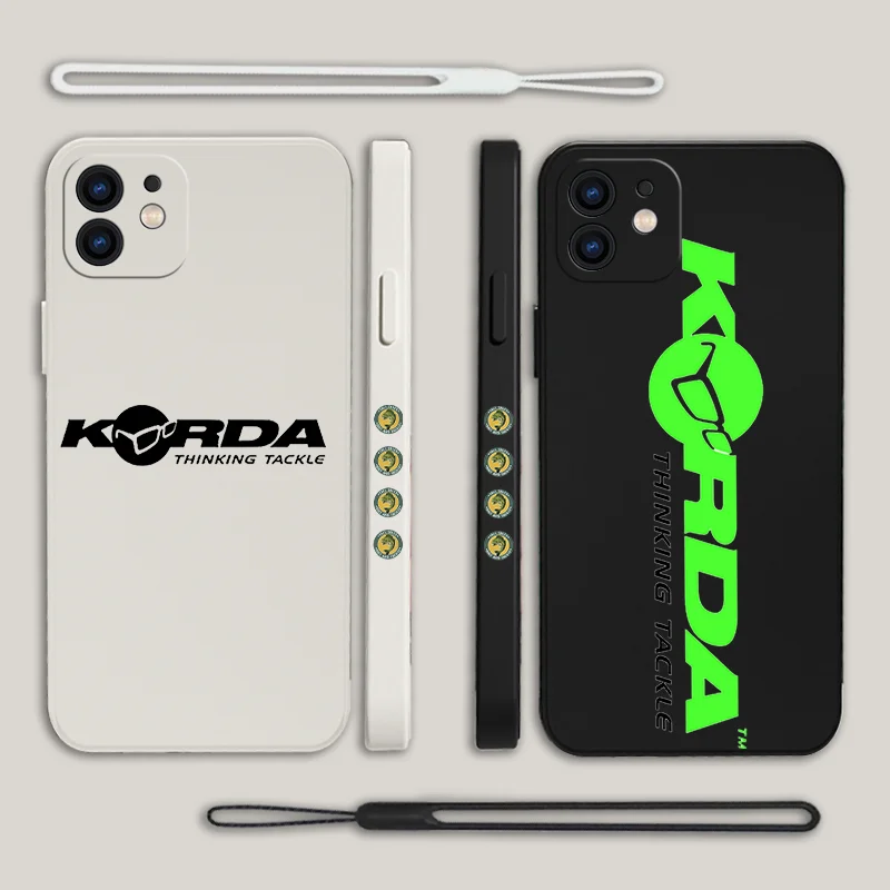 

Korda Fishing Tackle Phone Case For Samsung Galaxy S23 S22 S21 S20 Ultra Plus FE S10 4G S9 S10E Note 20 10 9 With Lanyard Cover