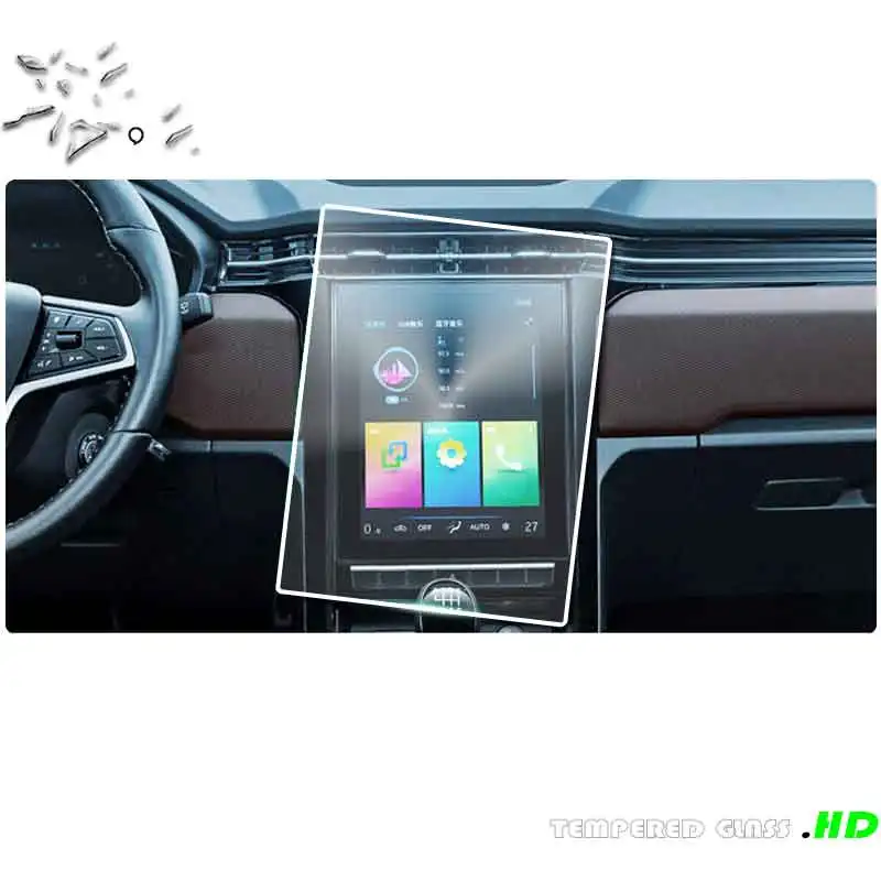 

Защитная пленка из закаленного стекла для JAC T8 PRO 2021 10,4 дюйма, автомобильный радиоприемник, GPS-навигатор, дисплей, автомобильная наклейка на экран, автомобильные аксессуары