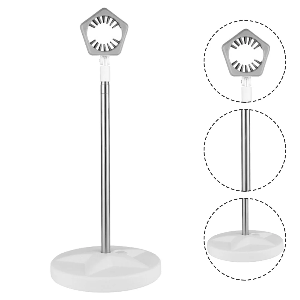 

Hair Dryer Blow Stand Hands Free Phone Holders Vertical Stainless Steel Blower Floor Cellphone Washstand