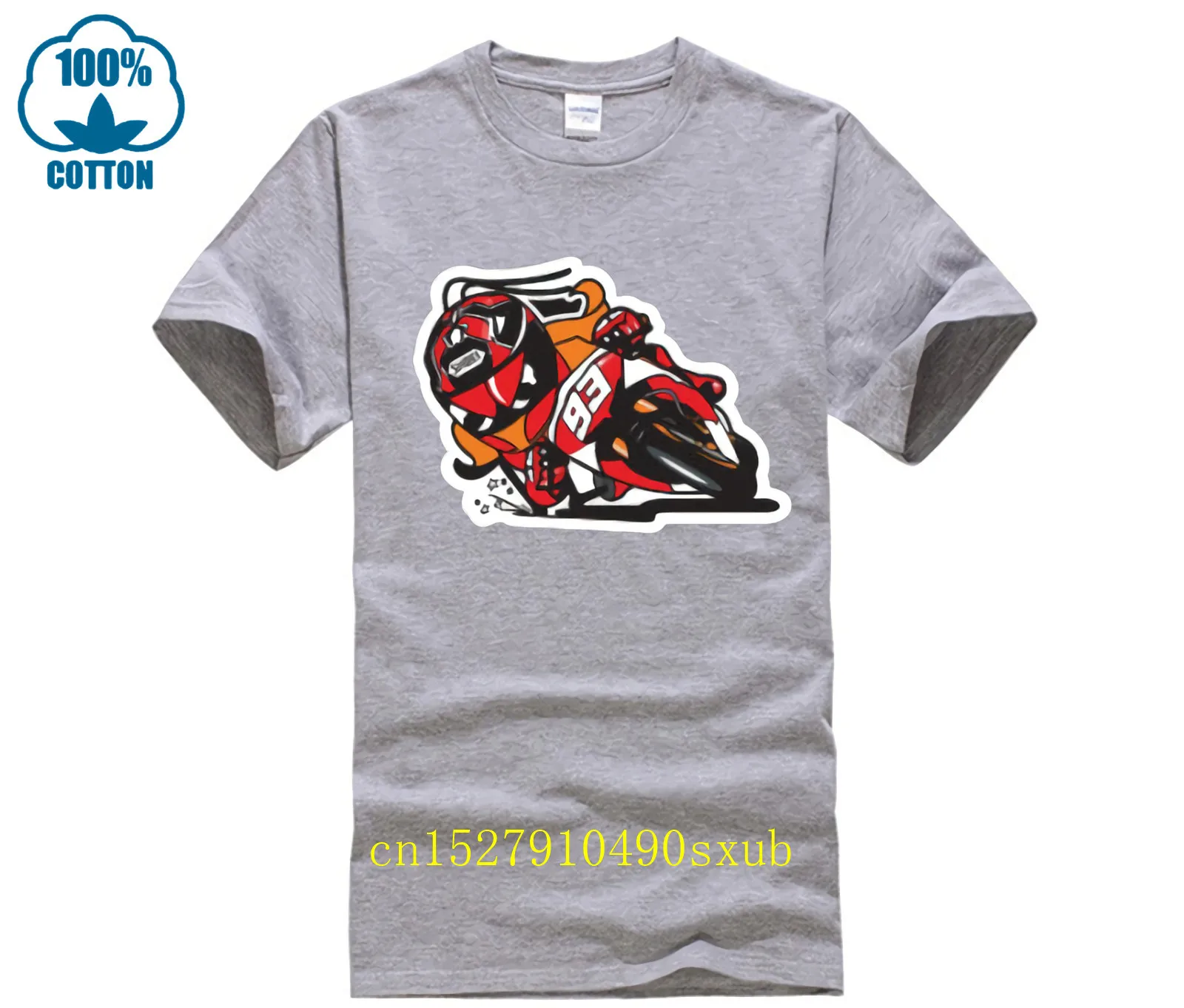 Фото Marquez Riders Streetwear Motorcycle Bike Racing Sports Mens Tee T shirt №5
