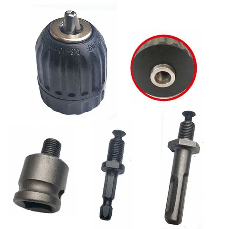 

Безключевая дрель, Φ 1/4 ", шестигранный хвостовик, квадратный ударный драйвер, электрический ключ, сверло, быстросменный адаптер, инструмент