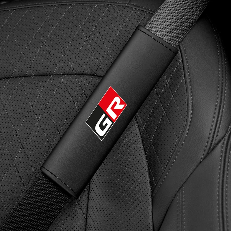 

1 шт., кожаный чехол для автомобильного ремня безопасности