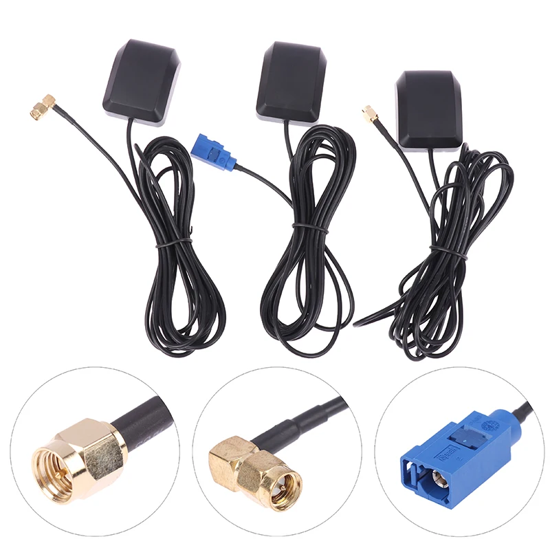 

Antenna High Gain 28dBi 3 In 1 Dual-Mode Satellite Positioning Car Aerial SMA Male FAKRA-C Connector 3M Cable